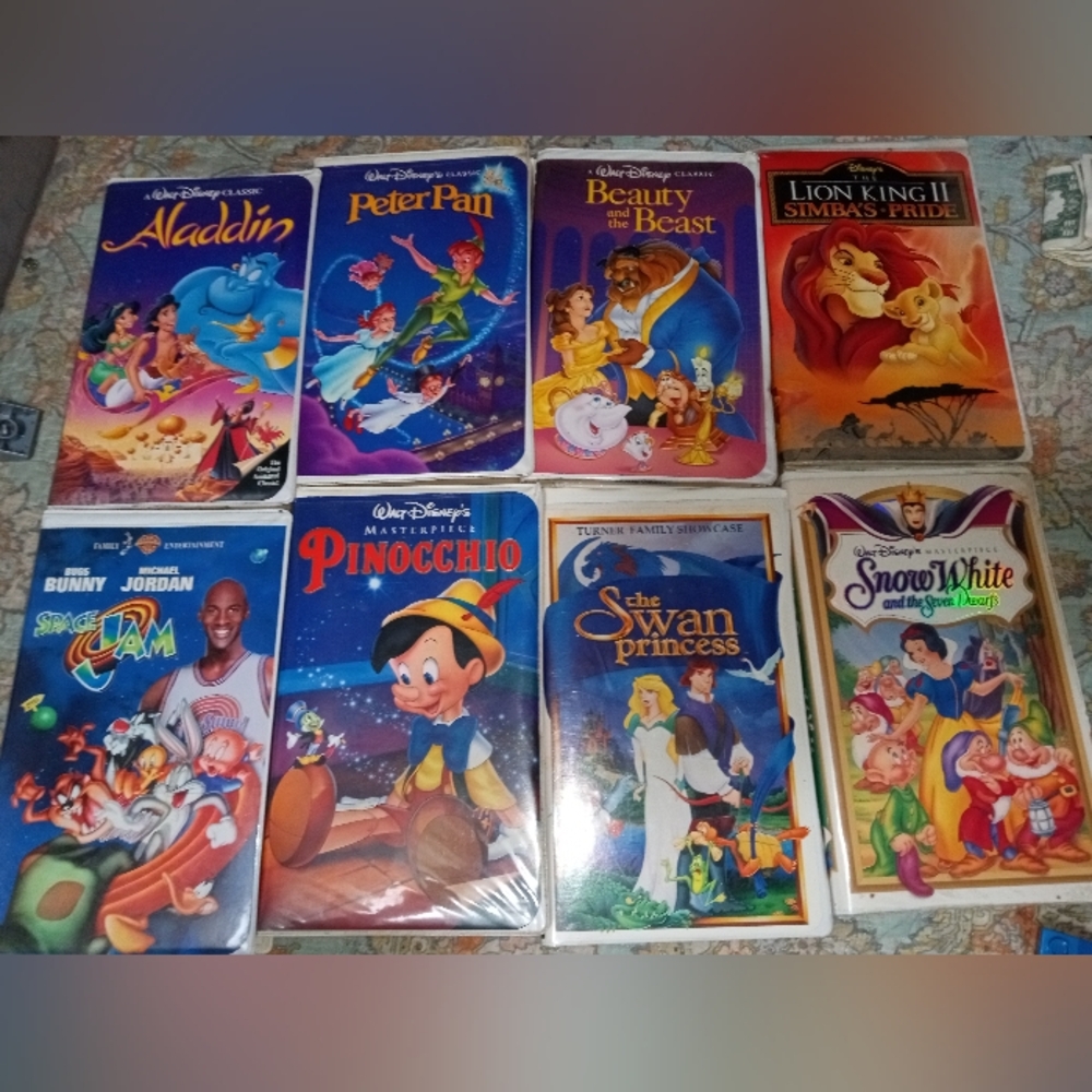 Collectable Disney VHS tapes all different kinds black diamond 15 each